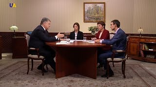 President Poroshenkos Interview with Ukrainian Media [upl. by Oznol]