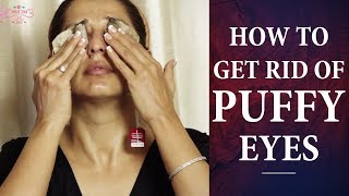 How to Remove UNDER EYE WRINKLES  Home Remedies For Puffy Eyes  Beauty Tips For Glowing Skin [upl. by Oidacra944]