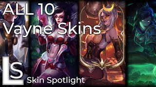 ALL VAYNE SKINS  Skin Spotlight  League of Legends [upl. by Orat]