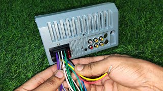 Car Stereo Wiring  Car Stereo Wiring In Hindi  7018B Car Stereo Wiring Diagram [upl. by Yendroc792]