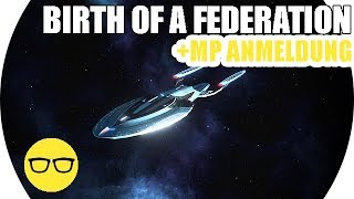 Stellaris StarTrek Mod Deutsch New Horizons Birth of a Federation [upl. by Aidile]