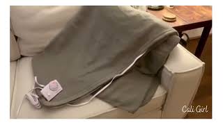 Soft and Cozy Biddeford Electric Heated Blanket [upl. by Fessuoy]