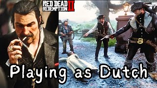 RDR2 This is how it seems to play as the Dutch in this mission [upl. by Fauman517]