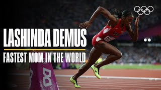 Lashinda Demus The Fastest Mom in The World [upl. by Naed888]