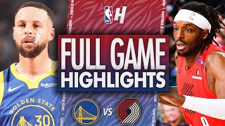 Golden State Warriors vs Portland Trail Blazers  Full Game Highlights  October 23 2024 NBA Season [upl. by Lamson608]