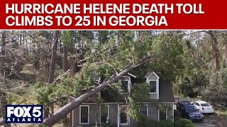 Helenes toll on Augusta This storm literally spared no one  FOX 5 News [upl. by Guillema]