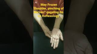 Pinching of Nerves Frozen Shoulder gagaling sa Reflexology [upl. by Niessuh]