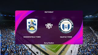 Huddersfield Town Reserve vs FC Halifax Town 16072024 Club Friendlies PES 2021 [upl. by Sitelc]