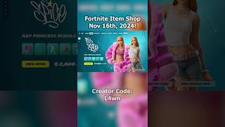 Fortnite Item Shop Nov 16th 2024 fortnite gaming new fortniteshop icespice emote shorts [upl. by Nicodemus]