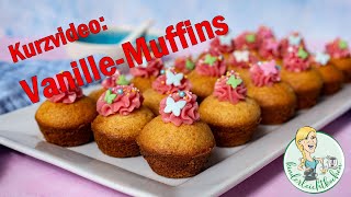 Kurzvideo  VanilleMuffins mit Thermomix und MiniMuffinform [upl. by Allayne]