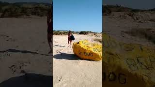 Ibiza Beach Walk Cala Conta Cala Comte  Spanish Beaches shorts [upl. by Aliahs]