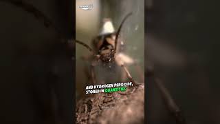 Bombardier Beetle Nature’s Tiny Chemical Weapon shorts [upl. by Divadnoj86]