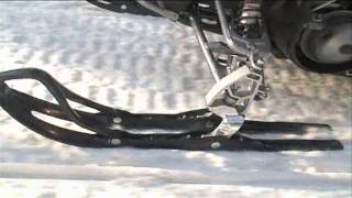 The Split Rail quotDual Axisquot Snowmobile Skis HQ [upl. by Htebazie]