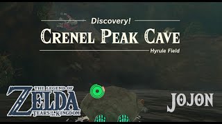 Spoiler How to find the Jojon Shrine Rotation at Crenel Peak cave Zelda Tears of the Kingdom [upl. by Jaret]