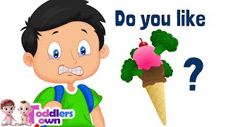 Do You Like Broccoli Ice Cream  Food Song for Kids  Toddlers Town [upl. by Nilsoj517]