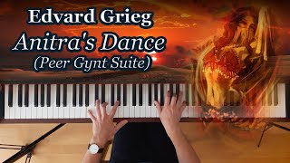 E Grieg – Anitras Dance from Peer Gynt Suite piano [upl. by Ketti]