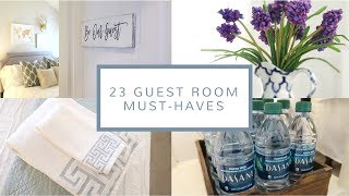 23 Guest Room MustHaves  House Guest Prep [upl. by Adnole]