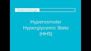 Hyperosmolar Hyperglycemic state  Definition pathophysiology Clinical features Diagnosis Treatm [upl. by Ecienal]