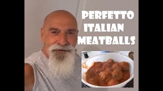 Perfetto Italian Meatballs using a SECRET INGREDIENT [upl. by Ahsias]