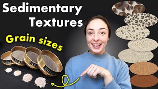 Classification of Clastic Sedimentary Rocks Based on Grain Size  Sed Strat 2  GEO GIRL [upl. by Sacul623]