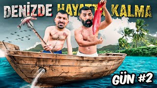 DENİZİN ORTASINDA HAYATTA KALMA  2 GÜN [upl. by Ketty641]