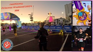 Disney Princess Weekend 10K 2024  runDisney [upl. by Aihsat]