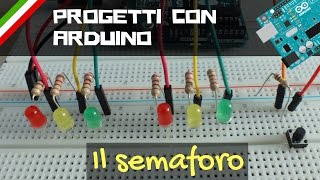 Progetti Arduino semafori sincronizzati e con chiamata pedonale [upl. by Asert608]