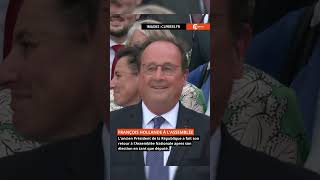 François Hollande élu député lors legislatives2024 de retour à l’AssembleeNationale [upl. by Cassie]