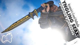 Assassins Creed Valhalla YNGLING SEAX Dagger Location Final Appearance Showcase Brutal Gameplay [upl. by Eillen]