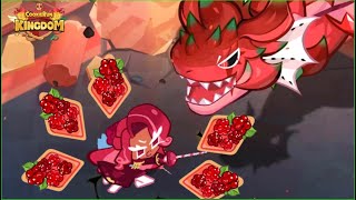 How Far Can Raspberry Cookie With Searing Raspberry M Toppings Go  Cookie Run Kingdom [upl. by Pegma]