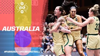 Australias 🇦🇺 Women Olympic Team  3x3 Basketball [upl. by Isaac665]