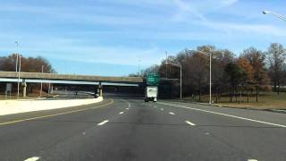 Betsy Ross Bridge Approach NJ 90 eastbound [upl. by Eidnak]