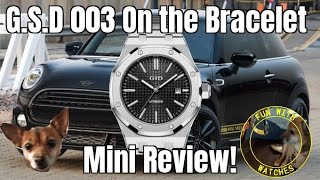 GSD 003 Automatic Watch On The Bracelet Mini Review [upl. by Sikko9]