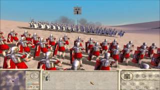 Rome Total War Battles 3  Cataphracts vs Legionary First Cohort [upl. by Isbella]