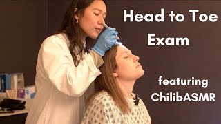 ASMR Head to Toe Assessment with ChilibASMR Improved Audio Real Person Medical Roleplay [upl. by Fionna]