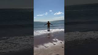 Lunan Beach Scotland Having a great day [upl. by Einhoj]