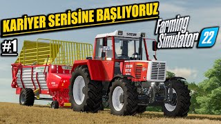 KARÄ°YER SERÄ°SÄ°NE BAÅLIYORUZ  SIFIRDAN BAÅLANGIÃ‡ 1  FARMING SIMULATOR 22 [upl. by Sweet]