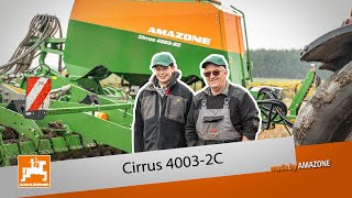 Cirrus 40032C  Ian Partridge Testimonial  AMAZONE UK [upl. by Sirtemed]