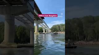 Coracle spin in River 🏞️ 2hour drive from Bangalore youtubeshorts travel talakadu coracleride [upl. by Aliehs343]