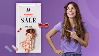 Create and export GIF animated banner ads in Photoshop  Photoshop Tutorials [upl. by Nirat]