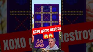 😱XOXO game destroy 😱👍shorts trending tictactoe brickmania [upl. by Muncey14]