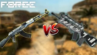 Bullet Foce AK47 vs Famas Review Which one is Better [upl. by Rahmann]