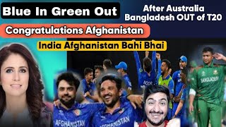 Afghanistan made History beat Bangladesh to reach semi final Afghan India Bhai Bhai [upl. by Neelear605]