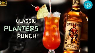 Planters Punch Cocktail Recipe  How to make Planters Punch Cocktail at home [upl. by Meelas]