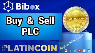 Platincoin Buy and sell Bibox Exchange  How to withdrawal and Deposit Platincoin [upl. by Cattier448]