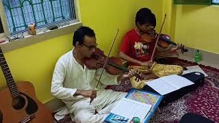 Rousseaus dream in violin Ekarna Goswami [upl. by Melc]