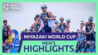 Race Highlights  2024 MIYAZAKI WORLD TRIATHLON CUP  Men [upl. by Ramses979]