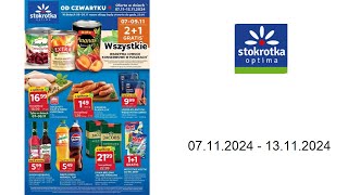 Gazetka Stokrotka Optima PL  07112024  13112024 [upl. by Artenahs]