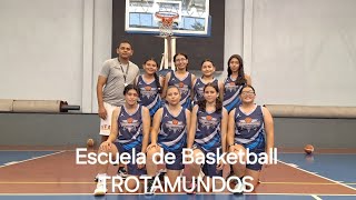 Basketball amistoso entre Esc TROTAMUNDOS vs Esc Americana [upl. by Haskel]