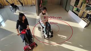 MA0145cm super shorter turning radius of mobility scooter [upl. by Lenneuq]